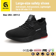 GUYISA Large-size Safety Shoes available, UK Size 4 to 11.5, ultra-breathability, Anti-smash, anti-p