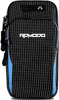 RDMODO Phone Holder for Running Armband, Large Capacity Running Band for iPhone 15 14 13 Plus Pro Max Samsung Galaxy S23 S22 Ultra 7.5 Inch Phone Armband, Water Resistance Arm Bag for Running Jogging