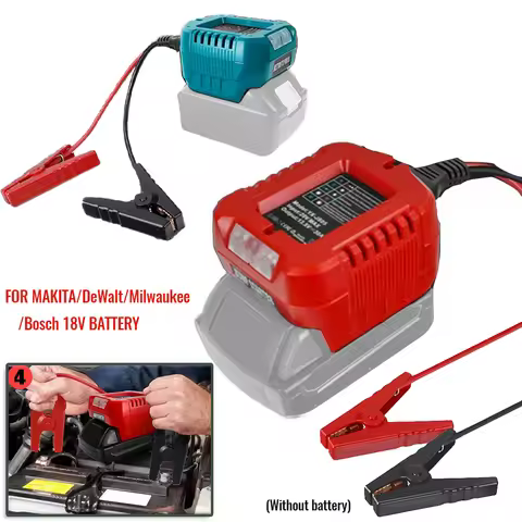 Automotive Emergency Ignitor for Dewalt/Makita/Milwaukee/Bosch 18V Battery Automotive Universal Car 