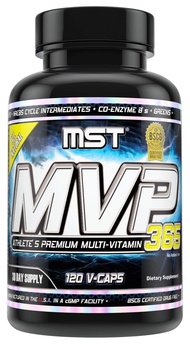 MST MVP-365 Multi Vitamin, Vitamin C, Vitamin A, 1000iu Vitamin D3, L-5 Methyltetrahydrofolate, Niac