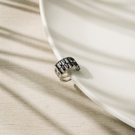 Ar-Kang Collection AKEC456/AKEC457 ต่างหูเงินแท้ 92.5% Black Cz เพขร Cz สีดำ