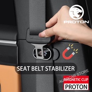 For Proton Car Seat Belt Buckle Holder Magnetic Clip Tension Adjuster Belt Fastener Saga Persona Exo