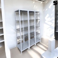 客製化玻璃櫃 層板玻璃鐵框收納展示架