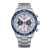 Citizen Eco-Drive Chronograph Silver Stainless Steel Men Watch CA4554-84H