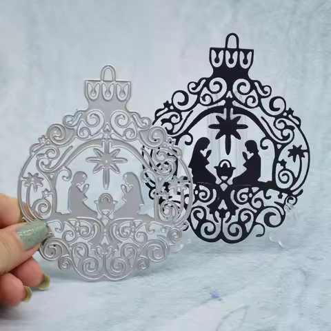1PC Religious Christian Jesus Newborn Metal Cutting Dies for DIY Scrapbooking Album Card Making Pape