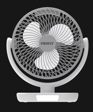 Firefly Rechargeable Electric Desk Fan With Emergency Night Light