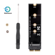 M.2 NVME SSD Convert Adapter Card for MacBook Air Pro Retina 2013-2017 NVME/AHCI SSD Upgraded Kit Fo