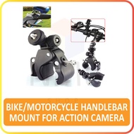 Action Camera Bike Motorcycle Handlebar Mount for Gopro, SJCAM, EKEN, Xiaoyi and Action Camera