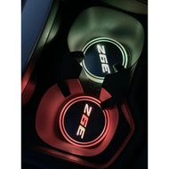 2PCS Rechargeable 392 Ambient Led Light Car Holder Coaster Mat with LDR and Accelerometer for Dodge 