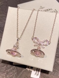 Vivienne Westwood 西太后 orb 粉色地球儀土星項鍊