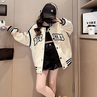 2023 Áo khoác bé gái 3-14Y phong cách Hàn Quốc đơn giản phù hợp cho bé gái vừa và lớn đồng phục bóng