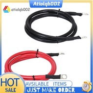 Battery Cable 4 AWG 4FT Pure Copper 4 Gauge Battery Inverter Cables with 3/8 in Lugs End Power Inver