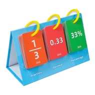 CH* Fractions and Equivalency Flip Chart Math Learning Flip Chart for Kids Students