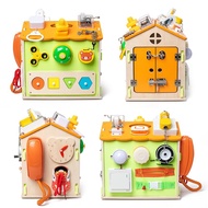 [COD] Busy family early education toys busy house baby box board 1 year old 2 years 3 cross-border