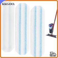 KKGOO Flat Mop Replacement Cloth, Removable Washable Reusable Microfiber Mop Pad, Durable Cotton Lar
