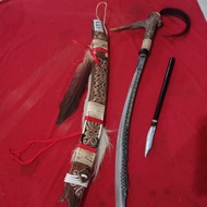 Mandau Dayak Tanduk Asli