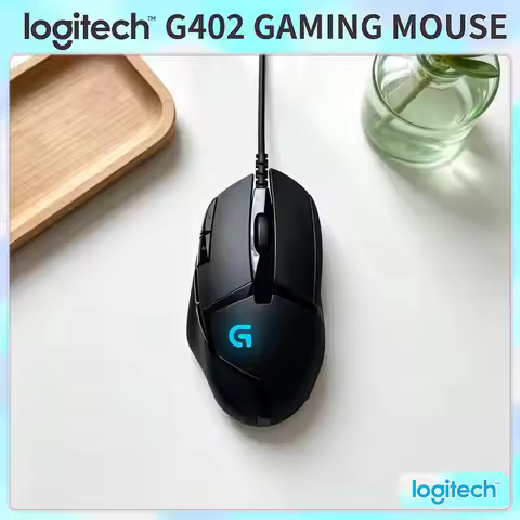 Logitech G402 Hyperion Fury Gaming Mouse 32-Bit ARM Processor 500 IPS 20M Clicks Anti-Slip Ergonomic