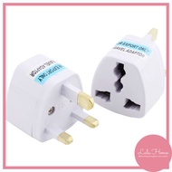 Universal 3 Pin Plug Adaptor 2 Pin US EU Multi Pin To 3 Pin UK
