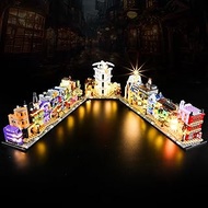 BOOZUU Light Kit for Lego-76444 Diagon Alley Wizarding Shops - Lighting Compatible with Lego Harry P