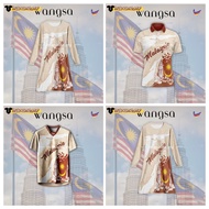 Baju Merdeka Family Set Muslimah 2025 Malaysia Jersey Baju Muslimah Labuh Murah Jersi Muslimah Merde