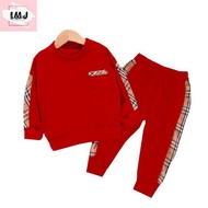 Pakaian Anak Anak Burberry Setelan Sweater Anak Polos Jaket Anak Laki2 Dan Perempuan Baju Anak 1-7 Tahun