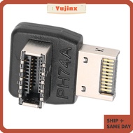 YUJINX Right Angle USB Type E Adapter, Plug and Play 90 Degree USB3.1 TYPEE Adapter, Durable Right A