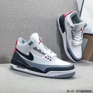 【滿299發貨】現貨供應 Nike Air Jordan 3 AJ3代 中幫 復古 休閑 運動 文化 藍球鞋