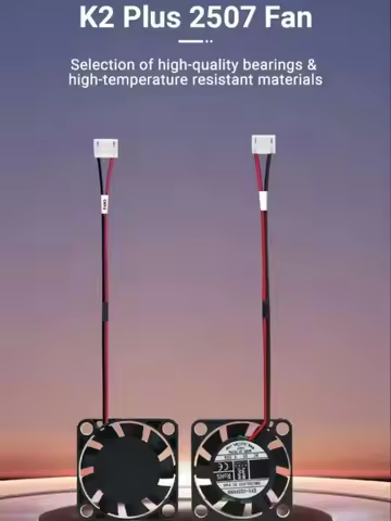 K2 Plus Fan 24V 3010 Heatbreak Fan K2 Plus 2507 Axial-tech Fan Extrusion Motor Fan for K2 Plus 3d pr
