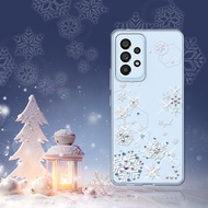 Samsung Galaxy A53 5G 輕薄軍規防摔彩鑽手機殼-紛飛雪