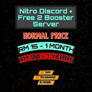 NITRO DISCORD + FREE 2 BOOSTER SERVER