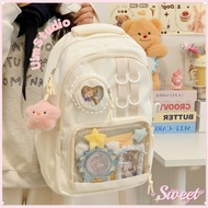 Cute Transparent School Bag Ita Bag Large Capacity Japanese Backpack Multifunctional Capacity School