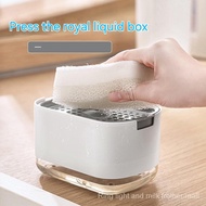 Press type soap dispenser Kitchen detergent press box Manual dispenser Sponge press soap dispenser P1DE