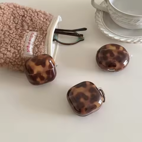 Amber speckled pattern European and American suitable for Huawei Freebuds Pro3 5i 6i 7i clip headpho