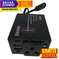 Taffware Power Inverter Mobil dengan 2 USB Port 150W 220V - PI-150W