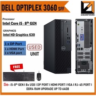 DELL OPTIPLEX 3060 SFF Built in WiFi PC CPU CORE i5-8th Gen UPTO 32GB RAM / 1TB SSD WIN 11 PRO