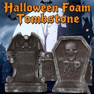 Halloween Realistic Tombstone Sign Decor Reusable Spooky Horror Statues