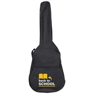 Guitar Bag Guitar Organizer Bag 31-41 Inch Acoustic Adjustable Shoulder Strap Phrase Printing Series