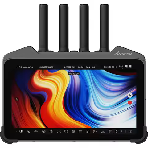 new Accsoon CineView M7 Pro 1080p 4K 7” LCD touch screen Monitor 3D lut REC709 1000Nits HDMI-compita