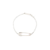 Hong Kong Straight Hair Ambush Men's Bracelet Silver Fashion Pin Design Simple Temperament Trendy Ca