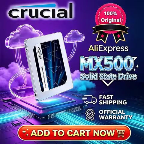 Crucial MX500 SSD 240G 500GB 1TB 2TB BX500 3D NAND SATA 2.5-inch SSD High Speed Internal Solid State