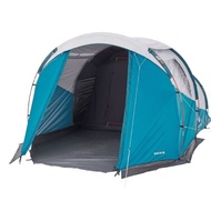 QUECHUA 4 Person Camping Tent Arpenaz 4.1 Fresh and Black 1 Bedroom