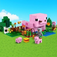 minecraft toy lego minecraft Suitable for Lego Building Blocks Minecraft Pig Baby House and Garden 2