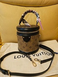 100% Real LV Cannes 圓筒 發財桶 M43986