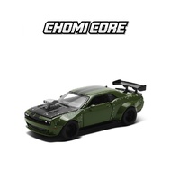 ✨1:36 Scale Dodge Challenger CCA Vehicle Models Miniature Diecast Cars Toy