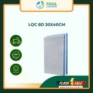 8D Sponge Filter Fish Tank Fine Dust Filter, Super Clean Filter with 8 Filter Layers