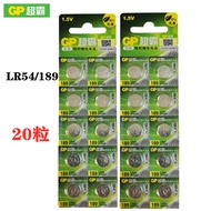 GP Speedmaster Button Battery 189 LR54 V10GA 389 LR1130 AG10 Calculator Electronic Watch Battery