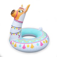 Inflatable Alpaca Swimming Ring, Inflatable Alpaca Floating Bed