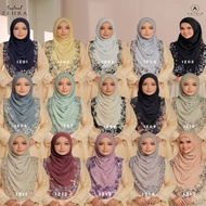 INSTANT ZEHRA BY AMINIE HIJAB/TUDUNG INSTANT CORAK/CHiFFON BUBBLE