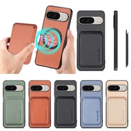 magsafe card holder magnetic card holder Fiber Pattern Magnetic Card Holder Suitable for Google Pixe