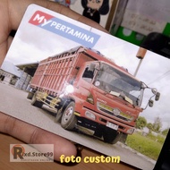 kartu my pertamina/cetak kartu my pertamina custom foto